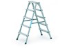 Stufen-Stehleiter Scana B, 2 x 5 Stufen, Arbeitshöhe/Länge 265/117 cm